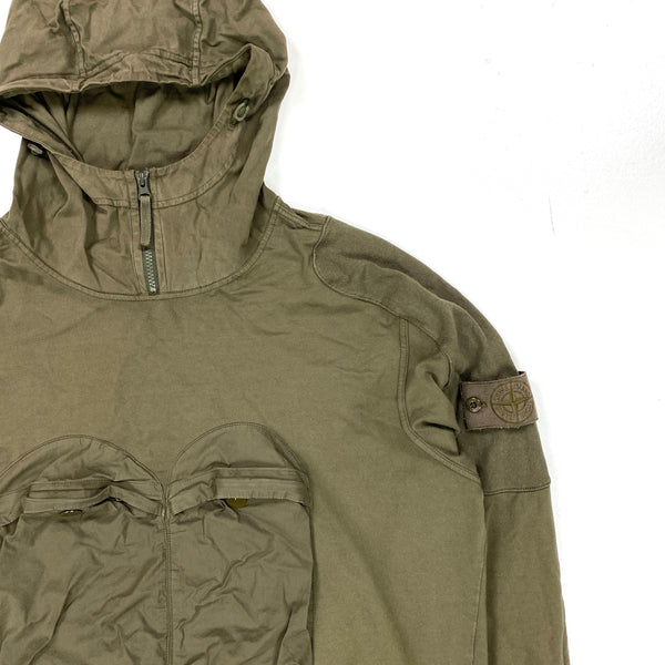 Stone Island 2018 Khaki Ghost Pullover Hoodie