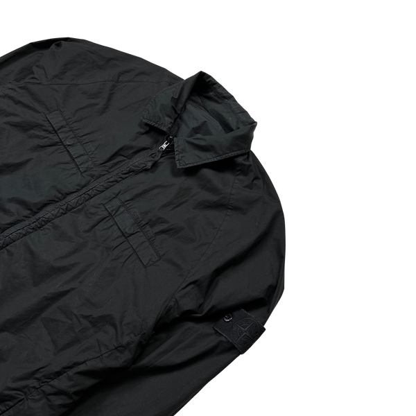 Stone Island 2019 Black Ghost Reversible Nylon Overshirt - XXL