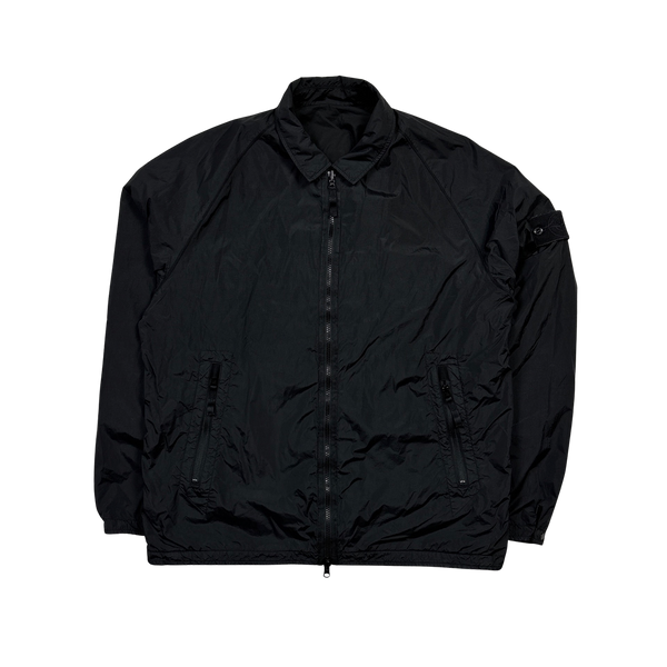 Stone Island 2019 Black Ghost Reversible Nylon Overshirt - XXL