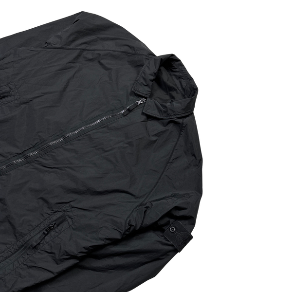 Stone Island 2019 Black Ghost Reversible Nylon Overshirt - XXL