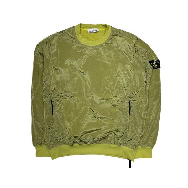 Stone Island 2017 Yellow Nylon Metal Pullover