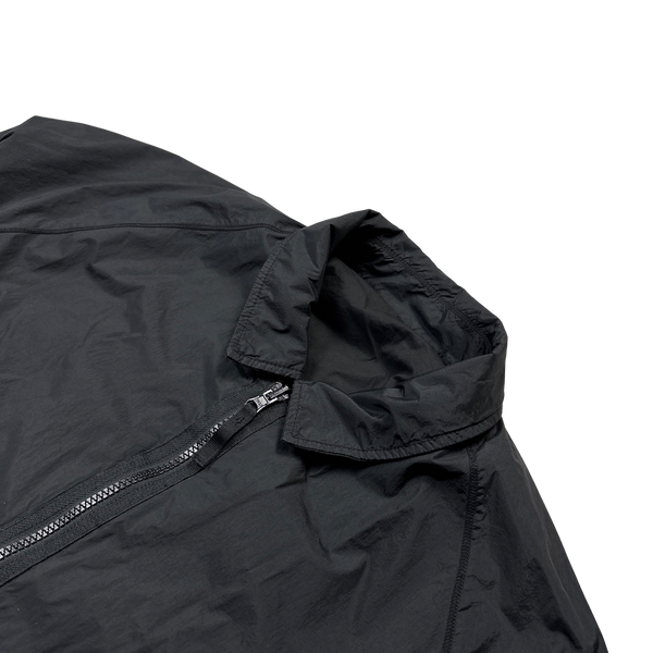 Stone Island 2019 Black Ghost Reversible Nylon Overshirt - XXL