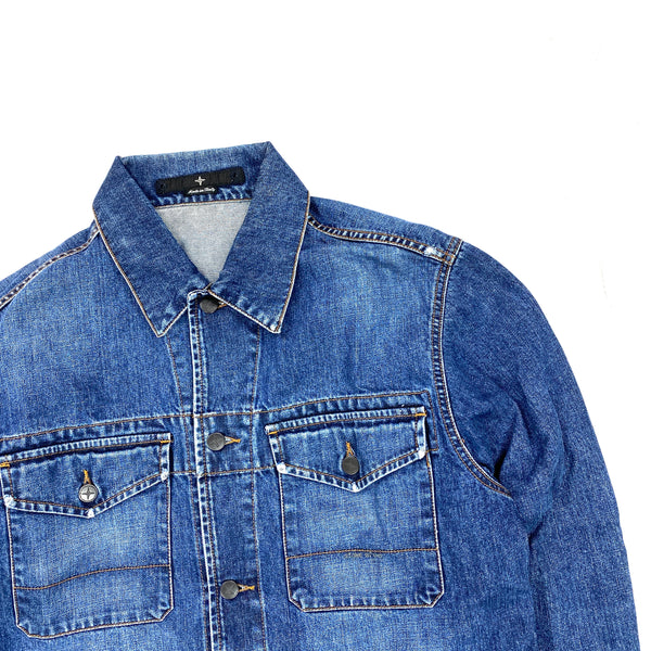 Stone Island Italian Cotton Denim Jacket