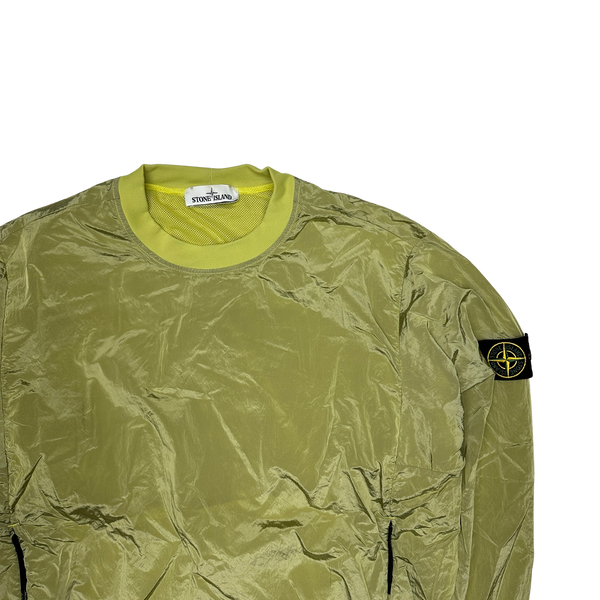 Stone Island 2017 Yellow Nylon Metal Pullover