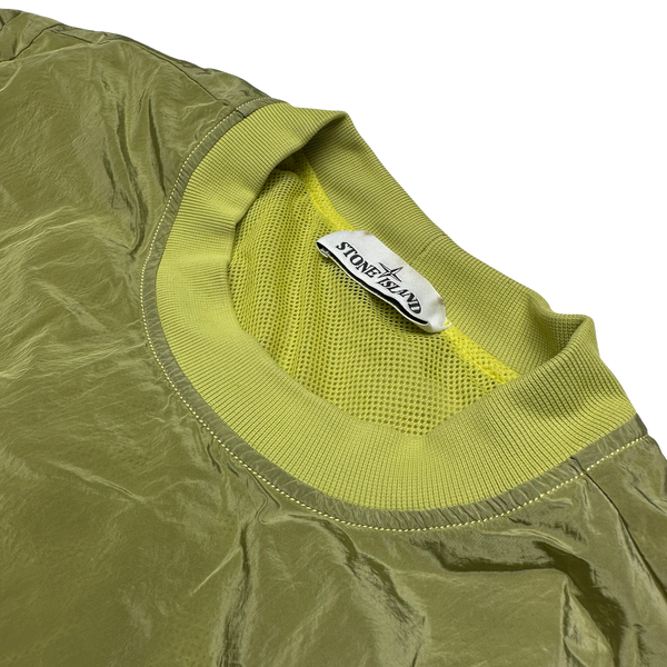 Stone Island 2017 Yellow Nylon Metal Pullover