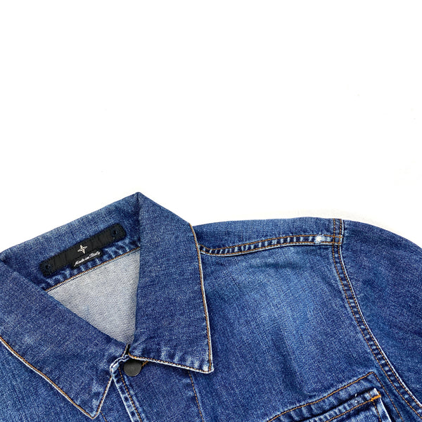 Stone Island Italian Cotton Denim Jacket