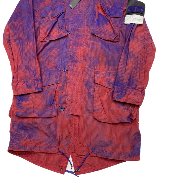 Stone Island 2019 Prototype 04 Nylon Metal Flock Grid OVD