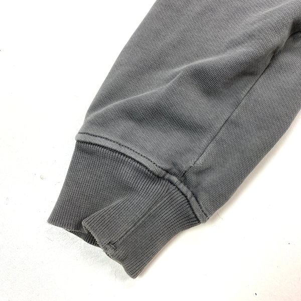 Stone Island Grey Zipped Cotton Hoodie