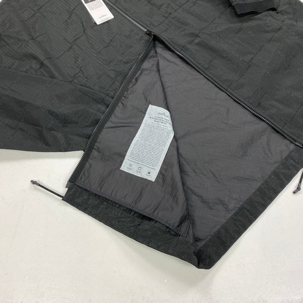 Stone Island House Check Jacquard On Nylon Metal Black Watro