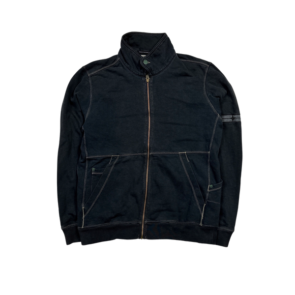 Stone Island 2007 Denims Zipped Cotton Jumper - Large