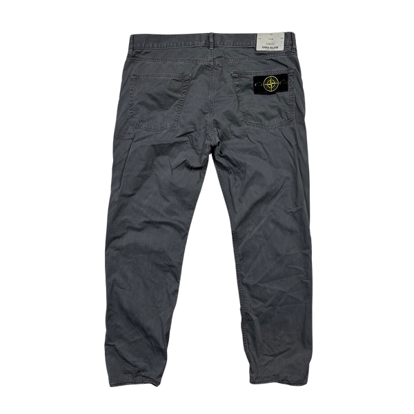 Stone Island 2016 Grey SL Cotton Trousers - 36"