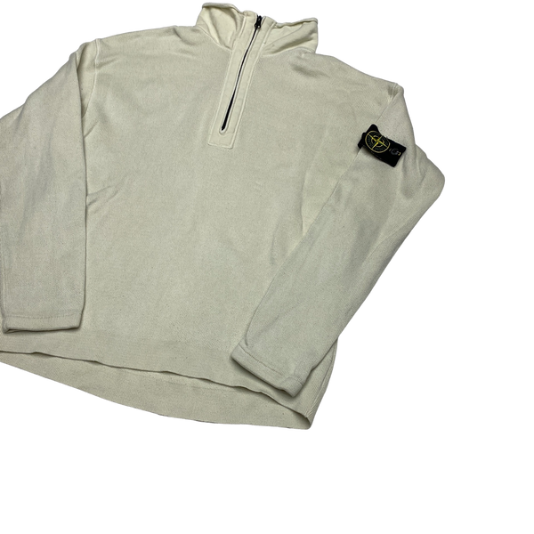 Stone Island 2005 Cream Pullover Jumper