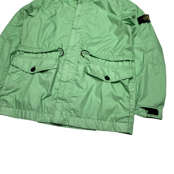Stone Island Mint Green Membrana 3L TC Summer Jacket