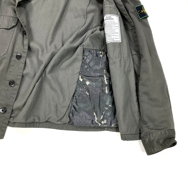 Stone Island 1998 Vintage Raso Gommato Harrington Jacket