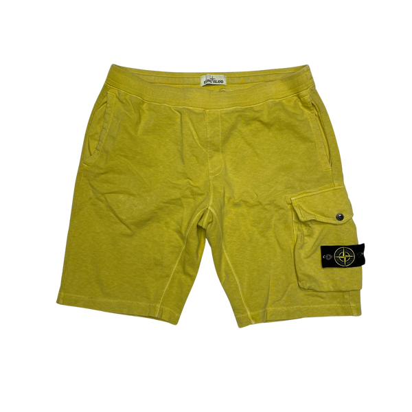 Stone Island 2019 Yellow Cotton Shorts