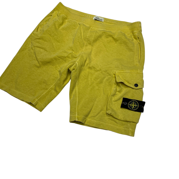 Stone Island 2019 Yellow Cotton Shorts