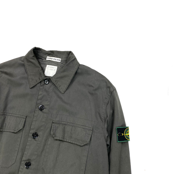 Stone Island 1998 Vintage Raso Gommato Harrington Jacket
