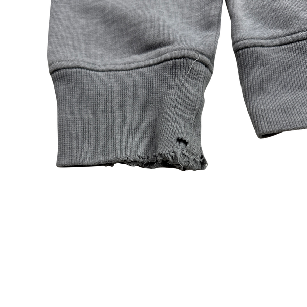 Stone Island 2017 Light Grey Cotton Crewneck Sweatshirt - Medium
