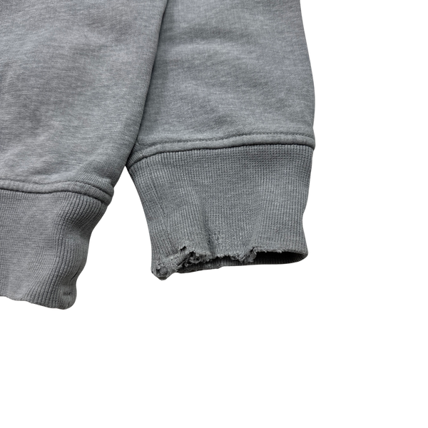 Stone Island 2017 Light Grey Cotton Crewneck Sweatshirt - Medium