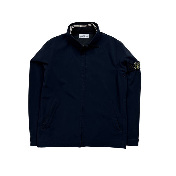 Stone Island Navy 2015 Fleece Lined Soft Shell - Large
