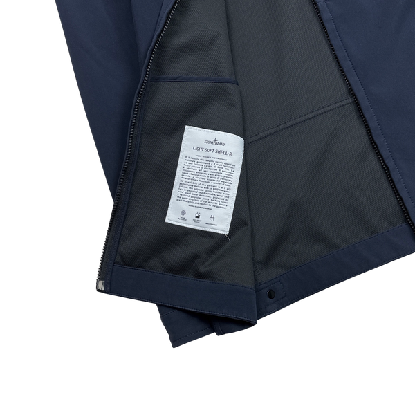 Stone Island Navy 2015 Fleece Lined Soft Shell - Large