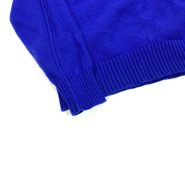 Stone Island Royal Blue Wool High Neck Jumper