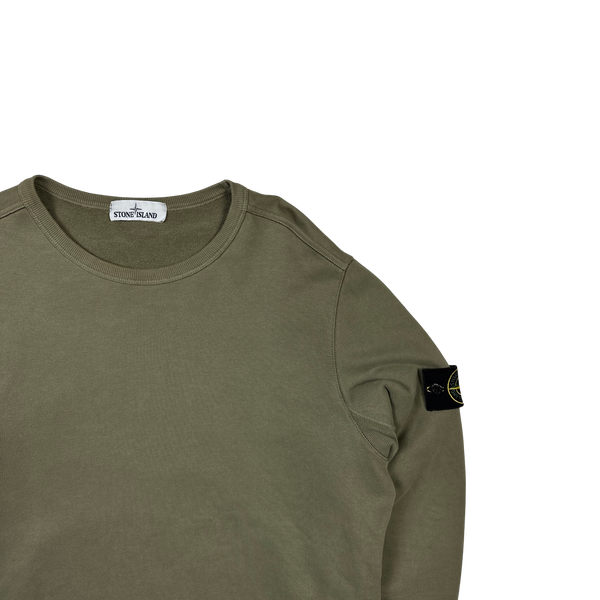 Stone Island 2018 Khaki Cotton Crewneck Sweatshirt - XL