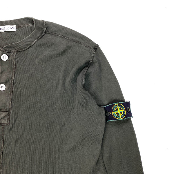 Stone Island Vintage 1998 Khaki Brown Crewneck Jumper