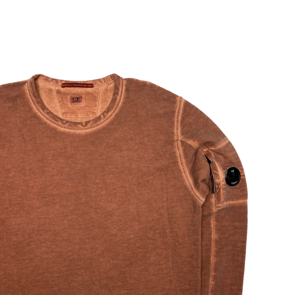 CP Company Orange Rust ICE Crewneck Sweatshirt