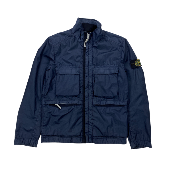 Stone Island Navy Membrana TC 3L Multipocket Jacket