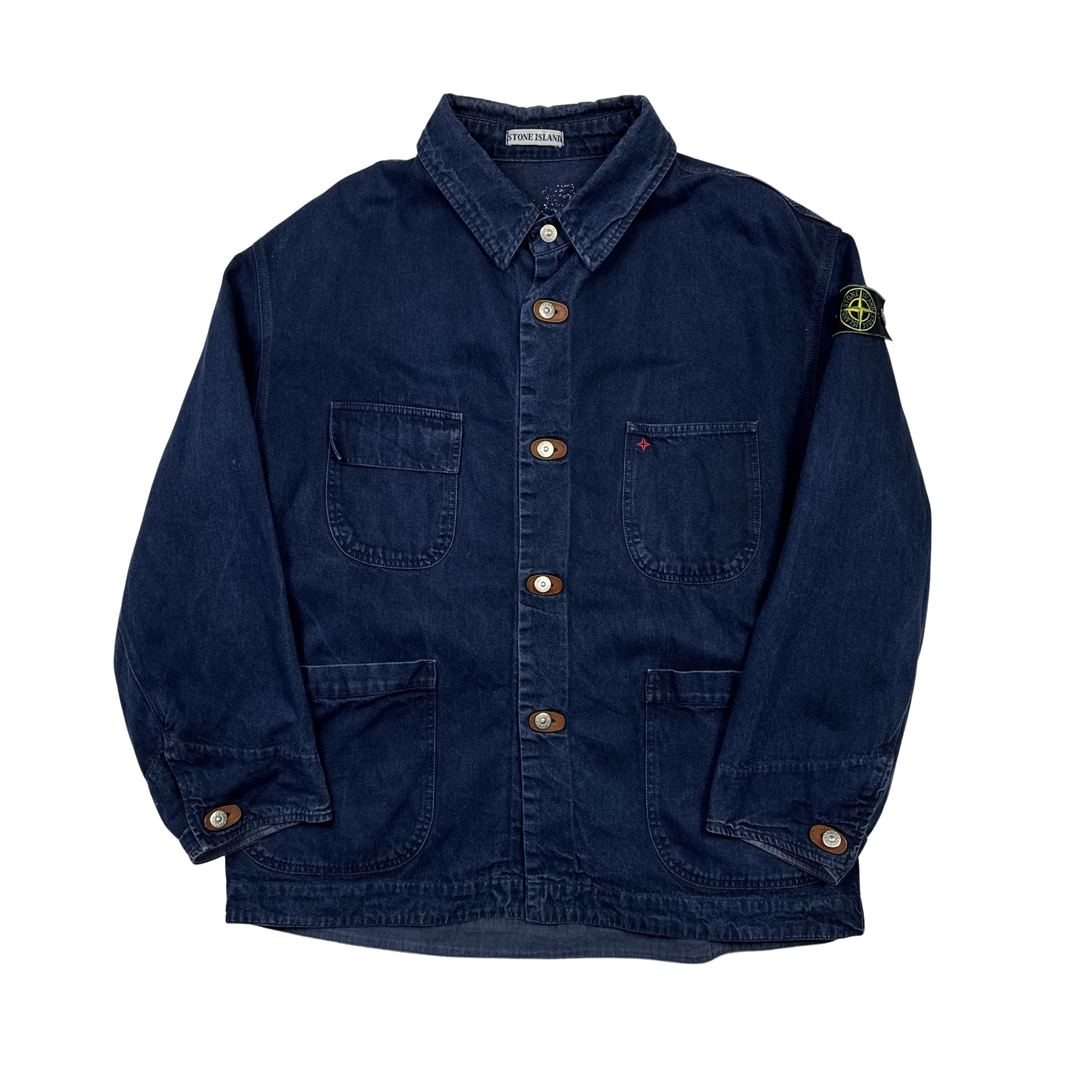 L程度Stone Island 1988 Denim Carpenter Jacket