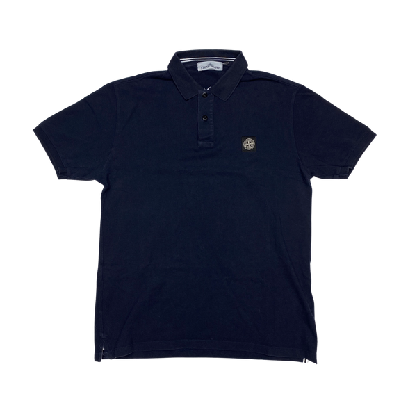 Stone Island 2014 Navy Cotton Poloshirt