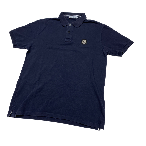 Stone Island 2014 Navy Cotton Poloshirt