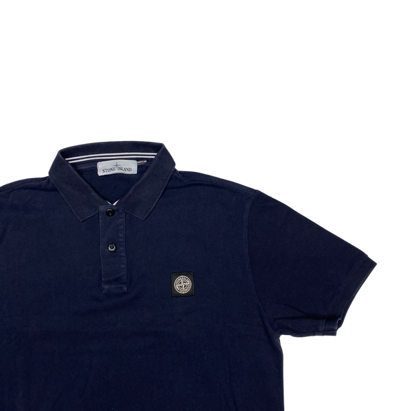Stone Island 2014 Navy Cotton Poloshirt