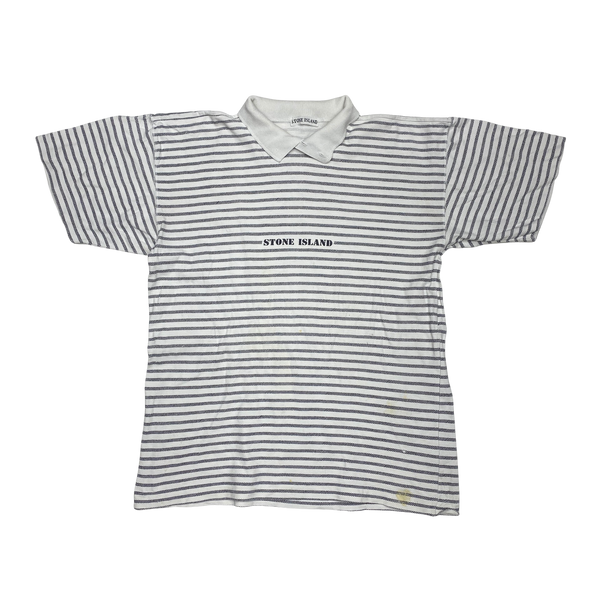 Stone Island Vintage 80's Cotton Polo Shirt