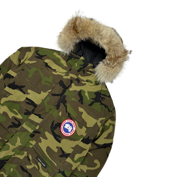 Camo canada goose coat sale