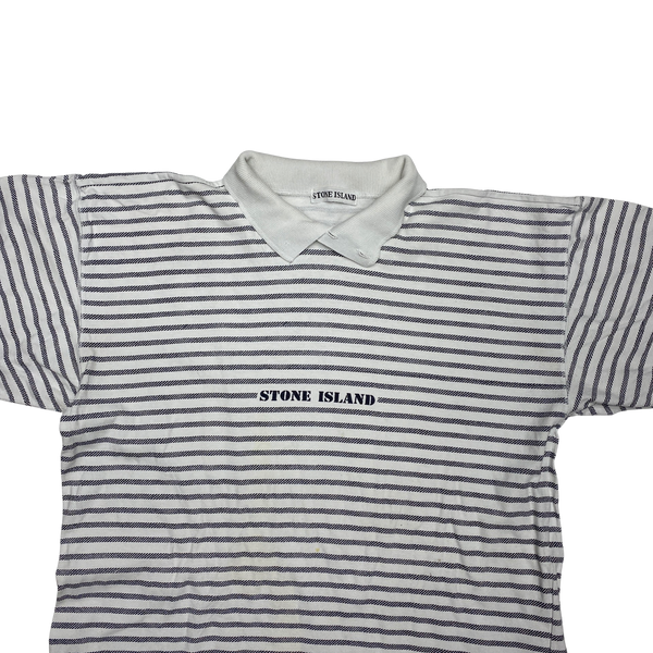 Stone Island Vintage 80's Cotton Polo Shirt
