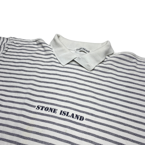 Stone Island Vintage 80's Cotton Polo Shirt