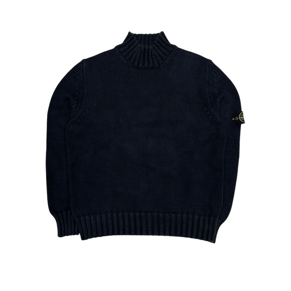 Stone Island 2006 Heavyweight Thick Knit Pullover