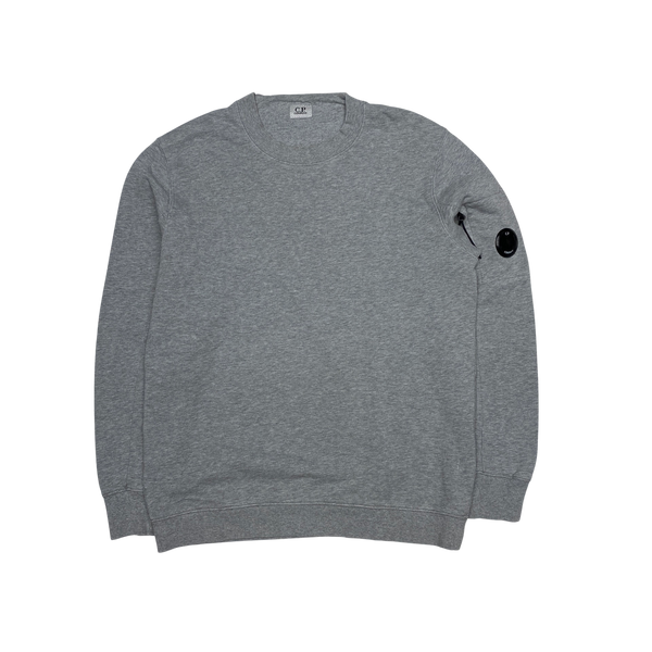 CP Company Light Grey Crewneck Sweatshirt