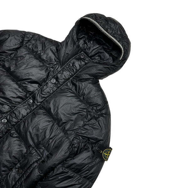 Stone Island 2013 Black Garment Dyed Puffer Jacket