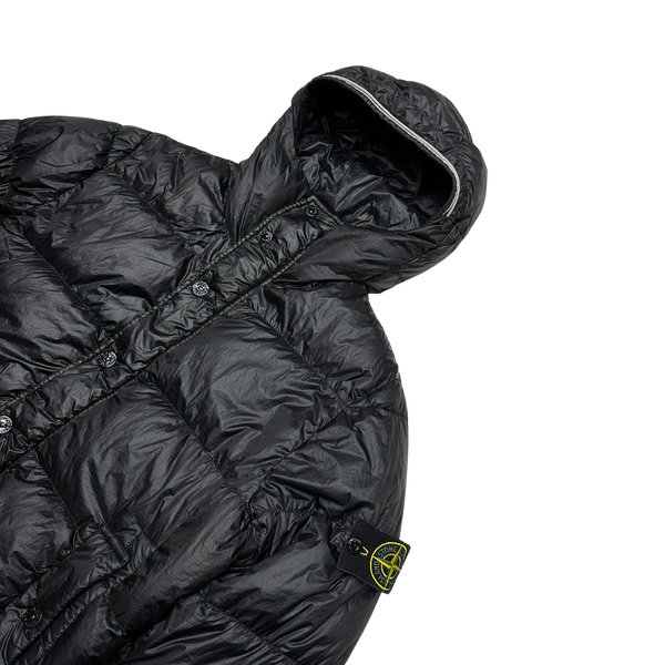 Stone Island 2013 Black Garment Dyed Puffer Jacket