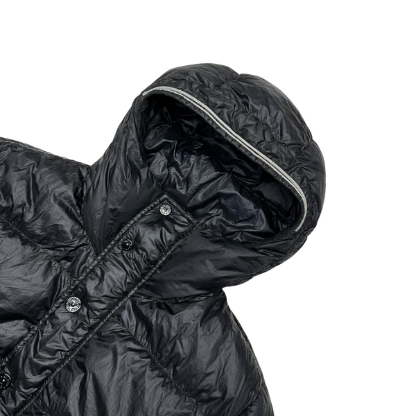 Stone Island 2013 Black Garment Dyed Puffer Jacket