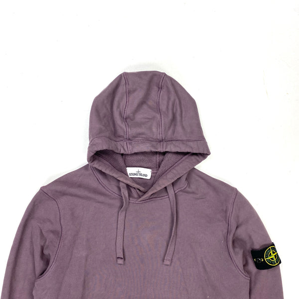 Stone Island 2021 Purple Cotton Hoodie