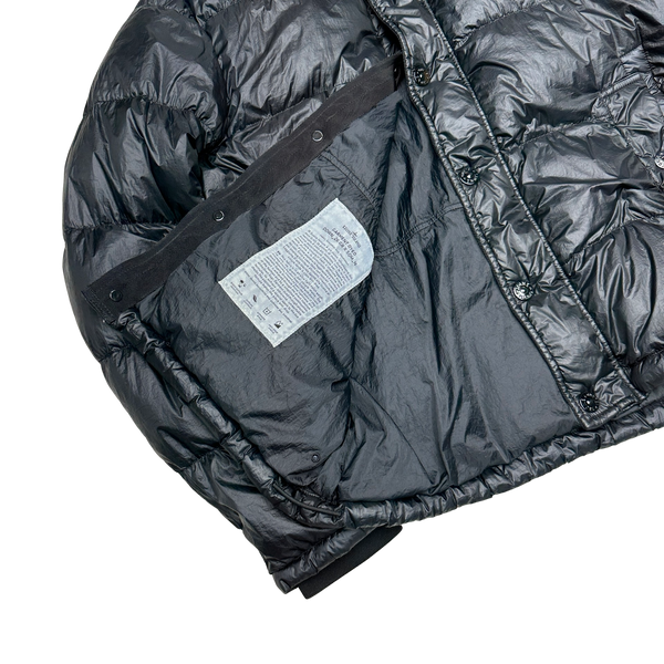 Stone Island 2013 Black Garment Dyed Puffer Jacket
