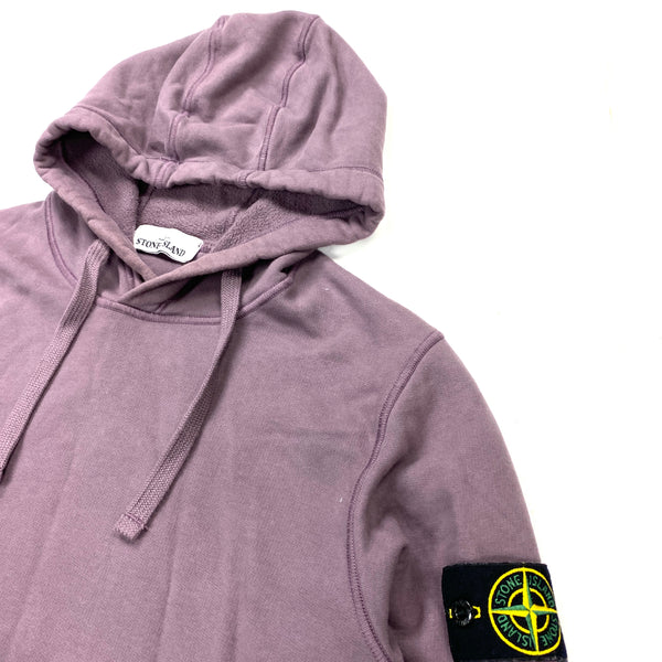 Stone Island 2021 Purple Cotton Hoodie