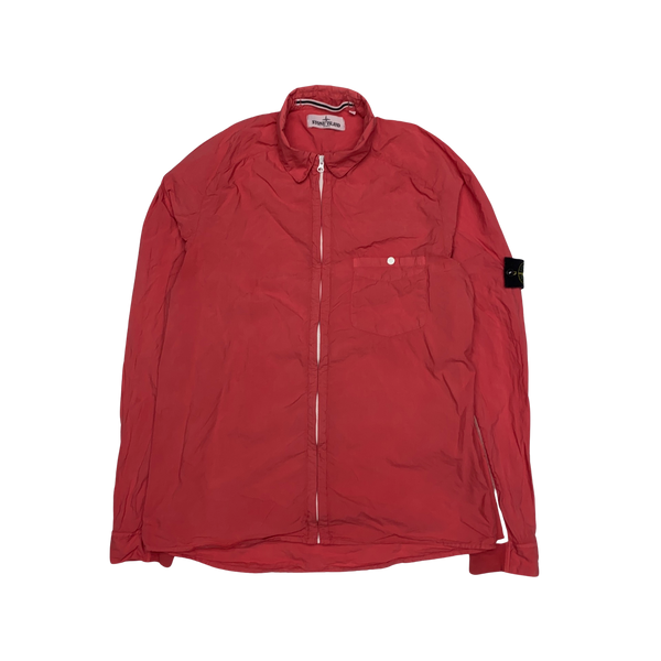 Stone Island 2013 Pale Red Cotton Shirt