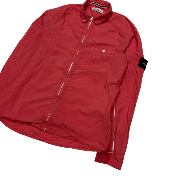 Stone Island 2013 Pale Red Cotton Shirt