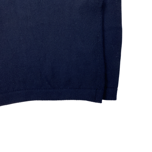 Stone Island Vintage 2000 Navy Quarter Zipped Pullover