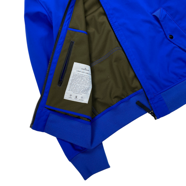 Stone Island Royal Blue Light Soft Shell R Jacket